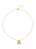 Pavl Bubble Letter Monogram Necklace