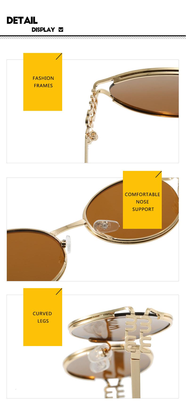 Oval Hollow Sunglasses