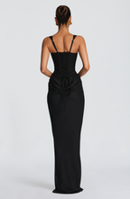 Rosa™ | Vestido con silueta fluida con corsé ajustado