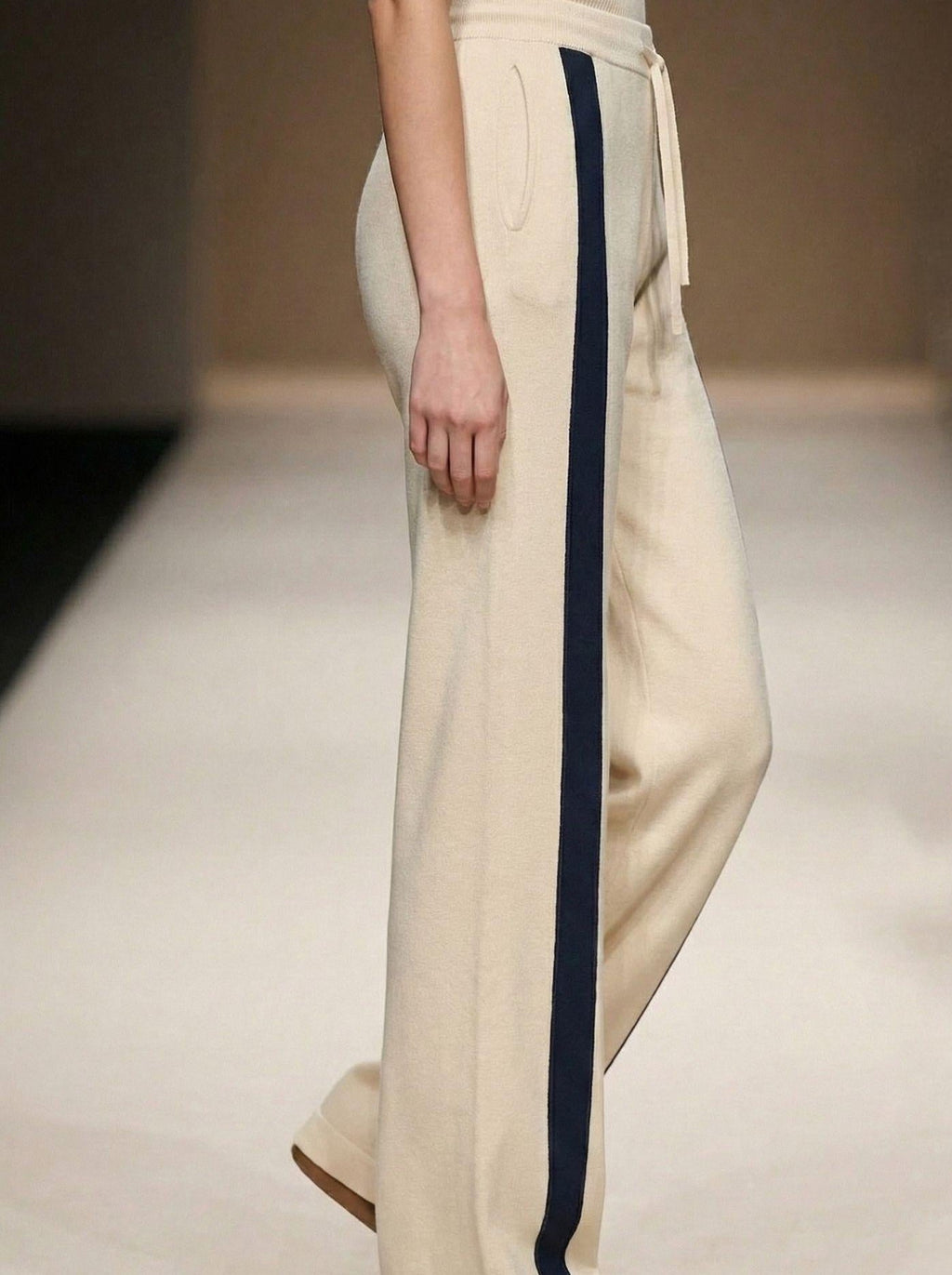 Urban Color Block Straight Pants with Pockets