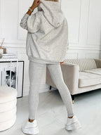 Casual and Comfortable Three-piece Sweatshirt Set