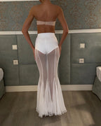 Fashion Jacket & Perspective Skirt Two-Piece Set