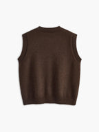 Casual Button Up Sweater Vest