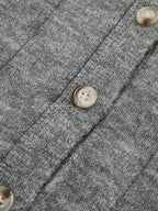 Crew Neck Button Soft Cardigan