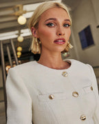 Endless Love Rhinestone Studded Hoops