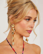 Etta Textured Drop Earrings