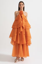 Rocío™ | Vestido Maxi Voluminoso con Volantes