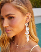 Etta Textured Drop Earrings