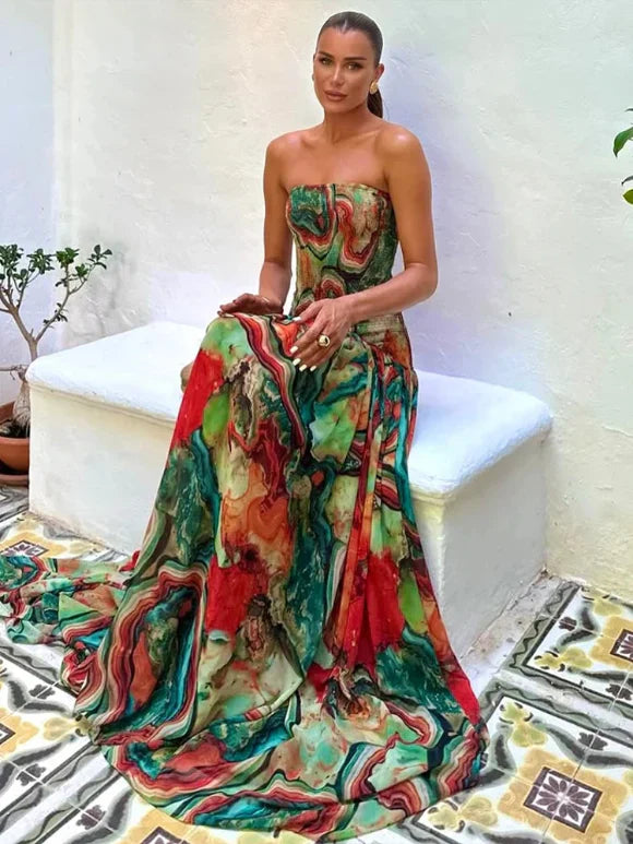 Vestido Marta™ | Elegancia vibrante para momentos especiales