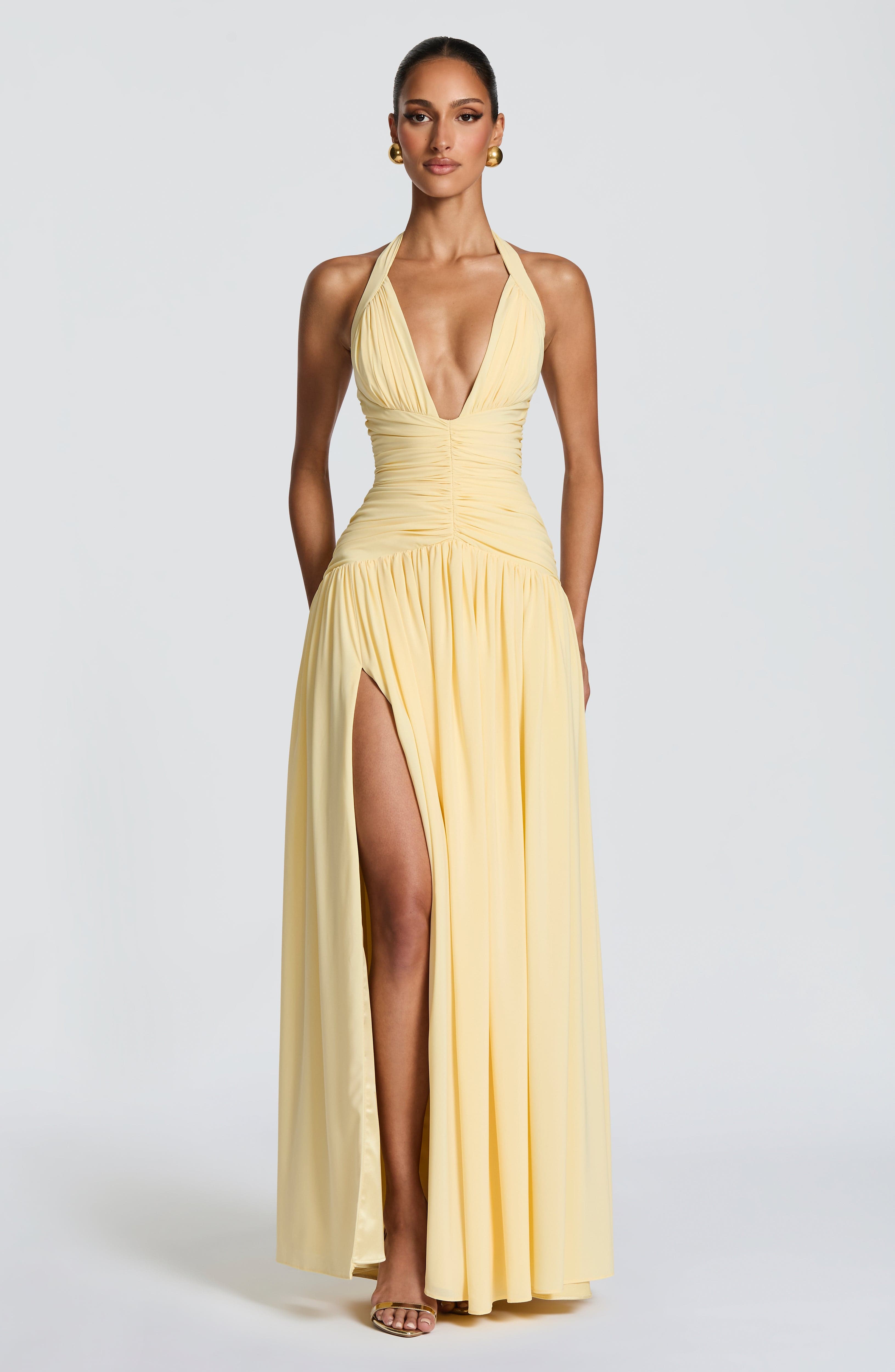 Vestido Martina™ | Elegancia fluida con escote halter