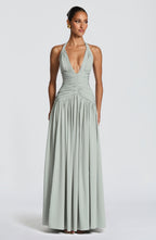 Vestido Martina™ | Elegancia fluida con escote halter