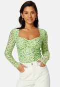 Melandra mesh bustier top