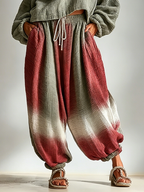 Bohemian-Style Loose Casual Ombre Design Two Piece Matching Set